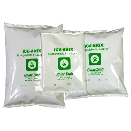 6 x 4 x 3/4" - 6 oz. Ice-Brix<span class='rtm'>®</span> Biodegradable Packs